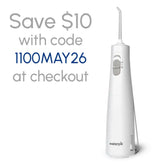Cordless 1100 Water Flosser (Save $10 with code "1100MAY26” at checkout!)